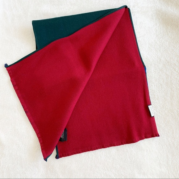 NWT Authentic Gucci Sig Jacquard Silk Wool Scarf​ - Picture 3 of 5